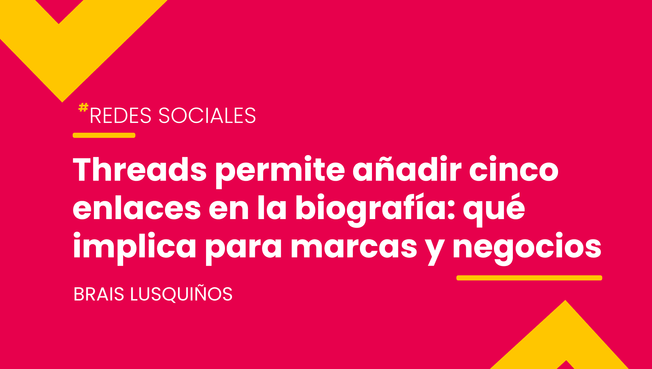 Enlaces en Threads permiten mejorar el análisis de lo que funciona