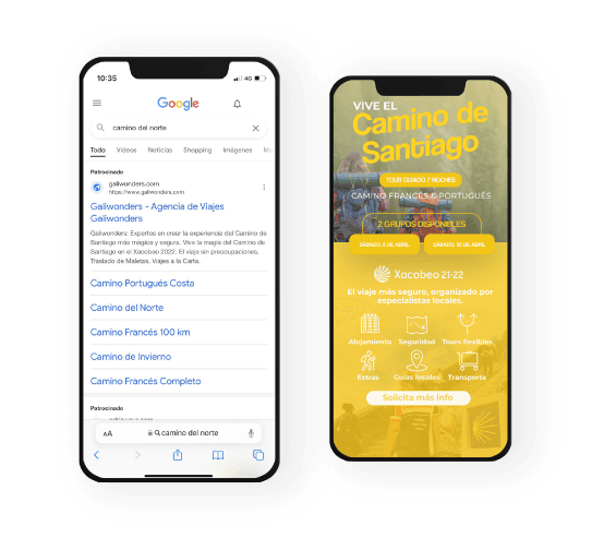 Campañas SEM Galiwonders