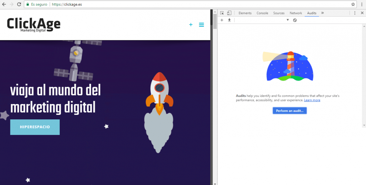 Cómo usar Google Lighthouse en Google Chrome Canary