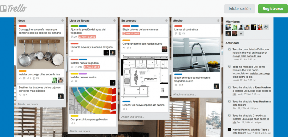 Con Trello puedes asignar tareas a cada persona, ver su progreso y optimizar el tiempo dedicado al trabajo