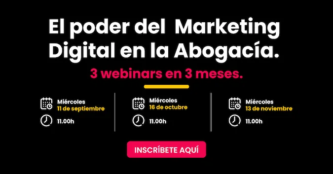 Webinar el poder del marketing digital en la abogacía