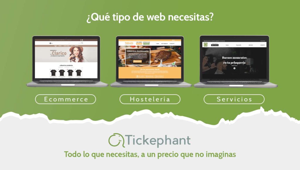 Tienda online con Tickephant